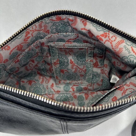 Hobo Mara Leather Zippered Crossbody Bag with Silver-tone Hardware - Picture 9 of 11